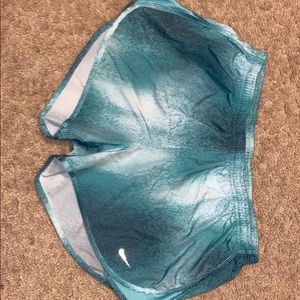 Nike shorts, teal size medium